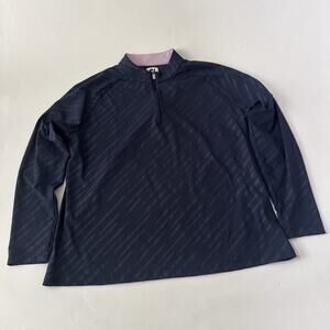 Foot Joy FJ Men's Pullover Shirt 1/4 Zip Performance Mens Long Sleeve XL Golf